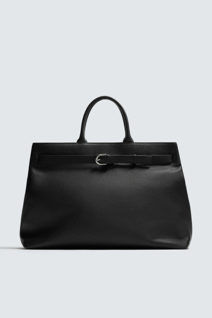 Zara Кожаная СУМОЧКА с ремешком 497810142-800-3