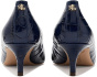 Adrienne Crocodile-Embossed Leather Pumps