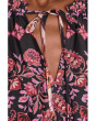 Double Flutter Sleeve Paisley Midi Dress