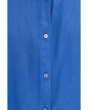 Organic Handkerchief Linen Classic Collar Long Shirt