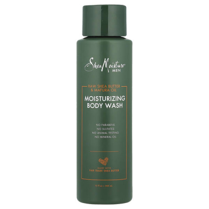 SheaMoisture, Для мужчин, необработанное масло ши и масло мафуры, увлажняющий гель для душа, 444 мл (15 жидк. унц.)