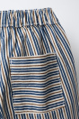 Zara Брюки ИЗ САРЖИ В полоску синего цвета / цвета индиго