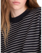 Textural-Stitch Crewneck Sweater in 100% Cotton