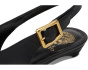 Valther Kitten Heel Slingback Flat Mule