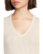 Rib Slub Long Sleeve V-Neck
