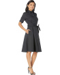 Cotton-Blend Shirtdress