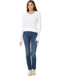 Long Sleeve Crew Neck Tee with Thumbhole
