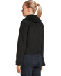 Sherpa Collar Stretch Denim Trucker Jacket