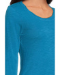 Long Sleeve Twisted Scoop Neck Tee