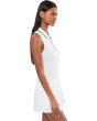 Sleeveless Fitted Pique Polo
