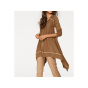 Designer-Pullover, camel-ecru