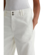 Natasha Mid-Rise Wide Leg in Powder