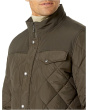 28" Tonal Mix Media Diamond with Faux Sherpa Lining