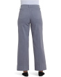 Teresa Wide Leg 3" Hem Ankle Jeans in Shadow Blue