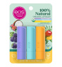 eos Natural Shea Lip balm - Acai Blackberry, Fresh Coconut, Mango Nectar, All-Day Moisture, Lip Care, Shea Butter, Moisturizing, 0.14 oz, 3-Pack Sticks