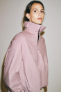 Zara Куртка С ВОРОТНИКОМ-СТОЙКОЙ ZW COLLECTION Сиреневая пудровая