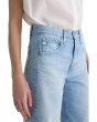 Hattie High-Rise Barrel in Allusion Destructed