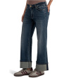 Meg High-rise Fab Ab Wide Legs Roll Up Regular Hem In Interconnected