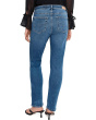 Mari Mid-Rise Slim Straight Jeans in Charmed