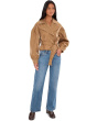 Cropped Belted Trench Coat