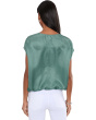 Lightweight Satin Shimmer Square Top
