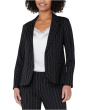 Stripe Knit Jacquard Fitted Blazer