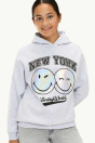 C&A SmileyWorld® - Эффект блеска толстовки с капюшоном 2270066 светло-серо-меланжевый
