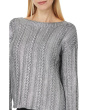 Foiled Cable - Cable Sweater with Foil Coating