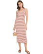 Bloom Texture Tank Midi Stripe