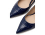 Adrienne Crocodile-Embossed Leather Pumps
