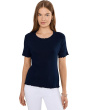 Petite Ruffle Trim Sweater Tee