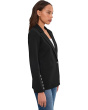 Super Stretch Ponte Blazer With Button Sleeve