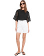 Crochet Sleeve Belle Tee