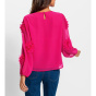 Heine Блузка-жоржет M. Bl_ten с аппликациями, розовая
