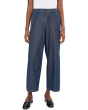 Petite Lightweight Organic Cotton Den Wide Ankle Pants