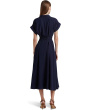 Plus Size Belted Crepe Dress