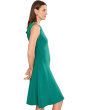 Sleeveless Solid Scuba A-Line