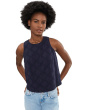 Diamond Eyelet Top
