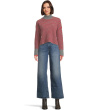 Pine Stripe Wool Waffle Stripe Crew Neck