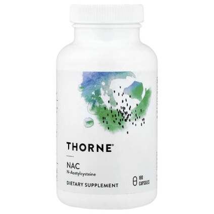 Thorne, NAC, 180 капсул (500 мг в 1 капсуле)