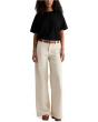 Stella Mid Rise Wide Leg Palazzo Pant In Opal Stone