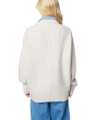 Denim and Knit Cardigan in Last Call