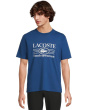 Lacoste Мужская хлопковая футболка классического покроя с принтом