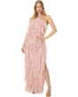 Long Mesh Multi Tier Tie Neck