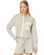 Utility Cropped Long Sleeve Shirt