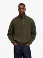 Толстовка с короткой застежкой-молнией