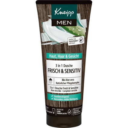 Kneipp Уход за душем для мужчин 3 в 1 Душ Свежий и чувствительный - 200 мл