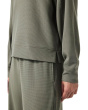 Waffle Scuba Polo Sweatshirt