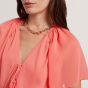 Ted Baker Мягкий тканый топ с баской