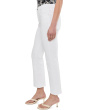 The Stretch Flare Crop Jean in Tile White